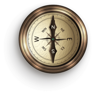 compass indicating directions